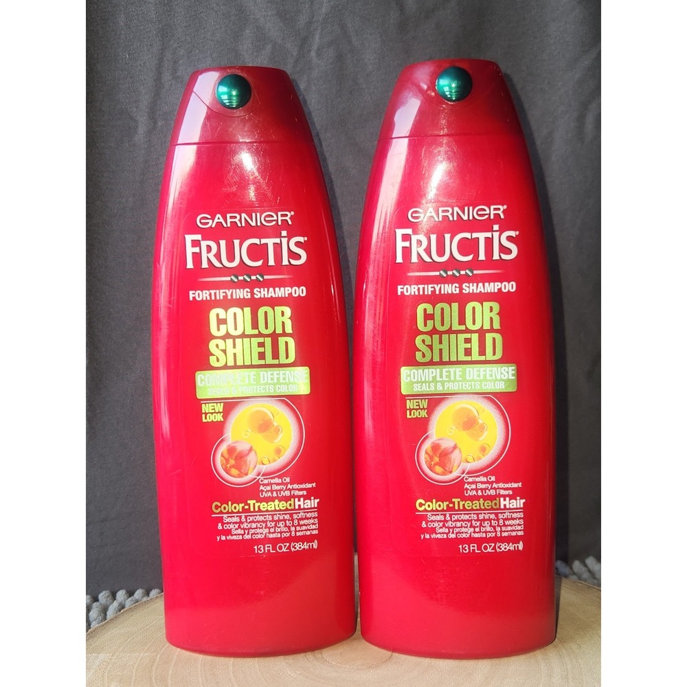 2 Garnier Fructis Color Shield Fortifying‎ Shampoo Color Treated Hair 13 oz.